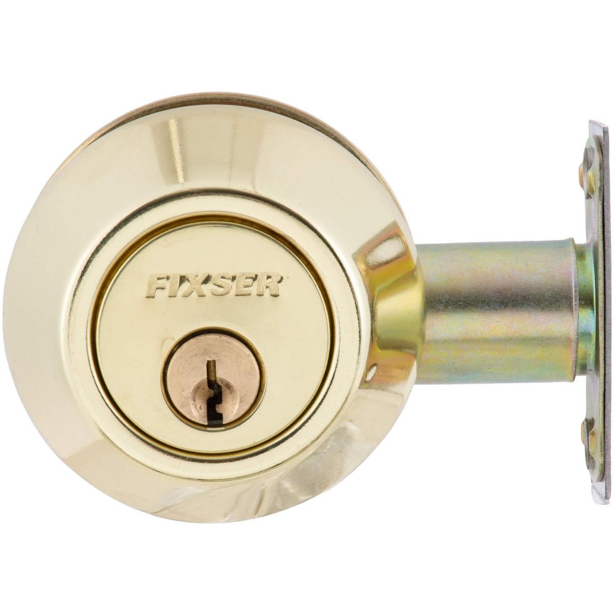 FIXSER - Cerrojo llave/llave bronce pulido fx