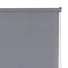 undefined - Cortina Roller de Tela Premium Gris