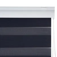 Cortina Roller Dúo Poliéster Gris oscuro