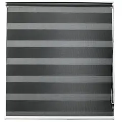 JUST HOME COLLECTION - Cortina Roller Duo Black Out Gris Oscuro