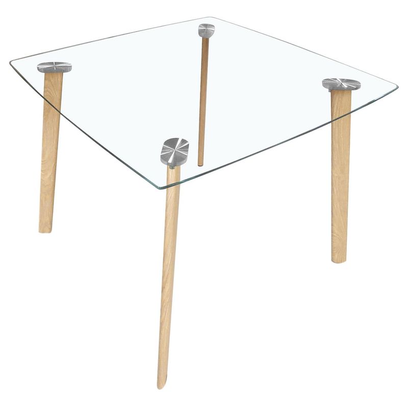 HOME REPUBLIC - Mesa de comedor cuadrada 90x90 cm
