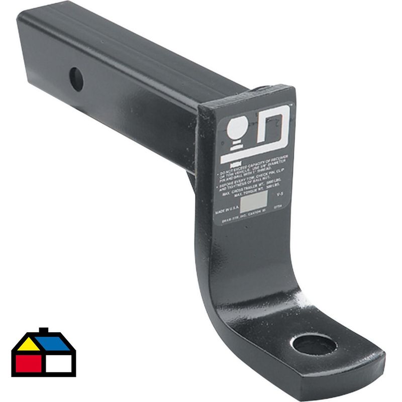 DREWTITE - Macho 2" para montaje de bolas, bajada de 6" y C 7,500 libras