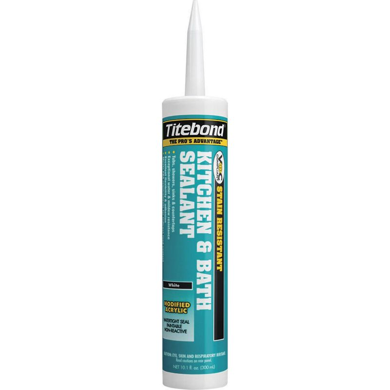 TITEBOND - Sellador baño y cocina antihongos y antimicrobial transparente 300 ml