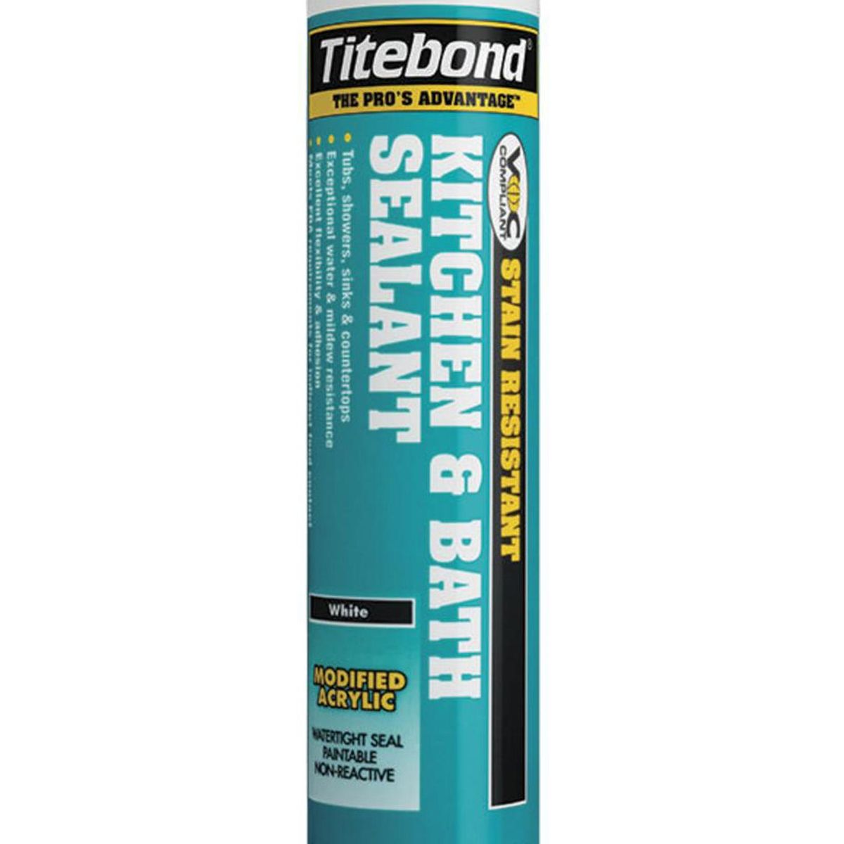 TITEBOND - Sellador Titebond Baño Cocina Antihongos Transparente 300ml