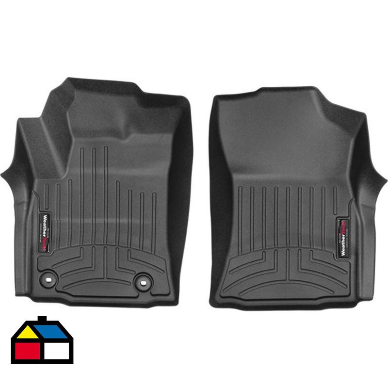 WEATHERTECH - Pisos calce perfecto DEL 2 piezas Toyota Hilux CD 15-19