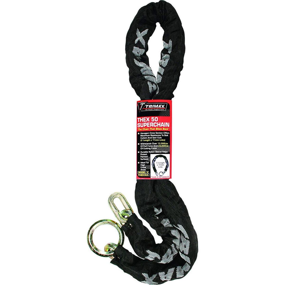 TRIMAX - Cadena Antirrobo Trimax Para Rueda De Repuesto Pickup 12mm