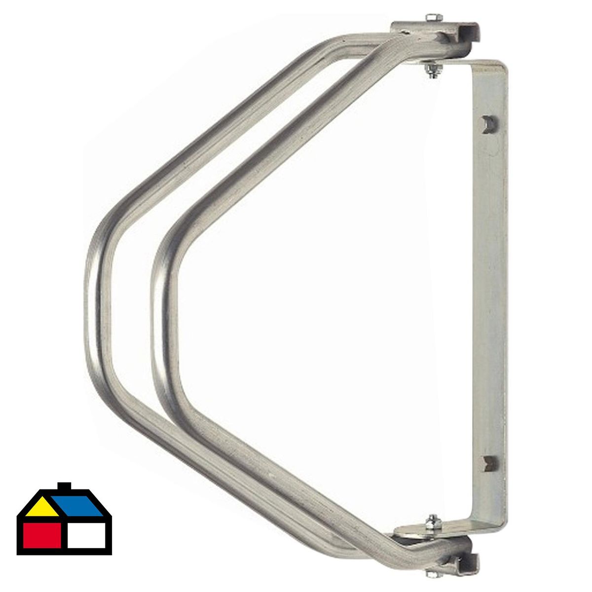 BULL - Estacionamiento de bicicleta 180 giro al muro tarugos/pernos