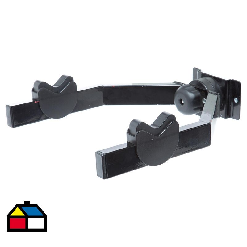 BULL - Portabicicletas de muro horizontal con regulación de ángulo al marco