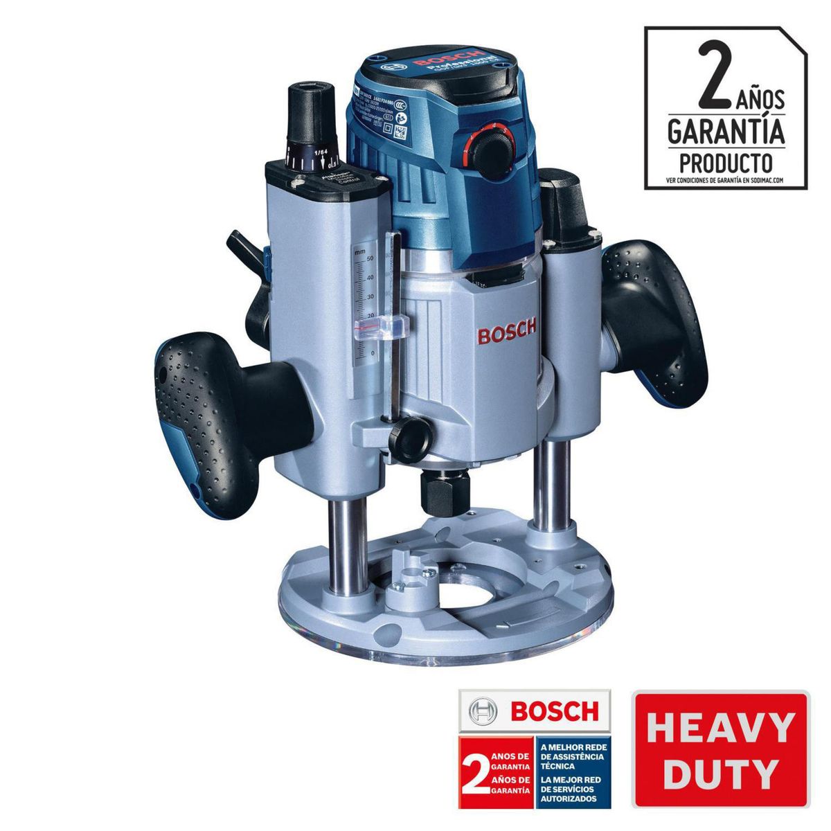 BOSCH - Fresadora eléctrica 1600W