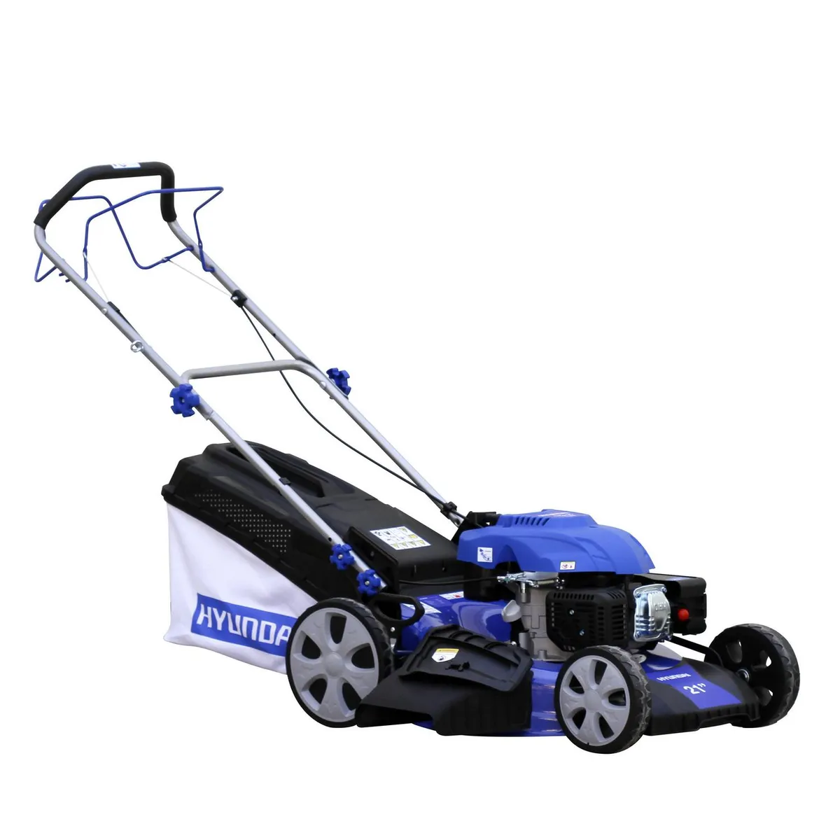 HYUNDAI - Cortadora de pasto a gasolina 21" 6,5 HP 173cc Autopropulsada