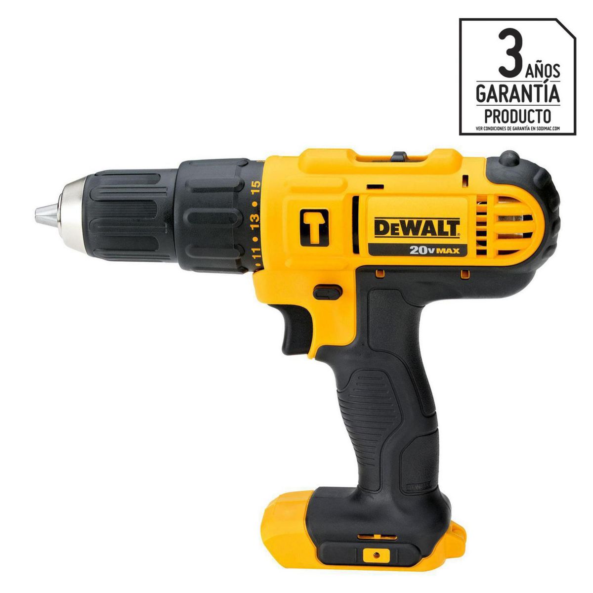 DEWALT - Taladro Inalámbrico Percutor 13 mm 20 V sin Batería
