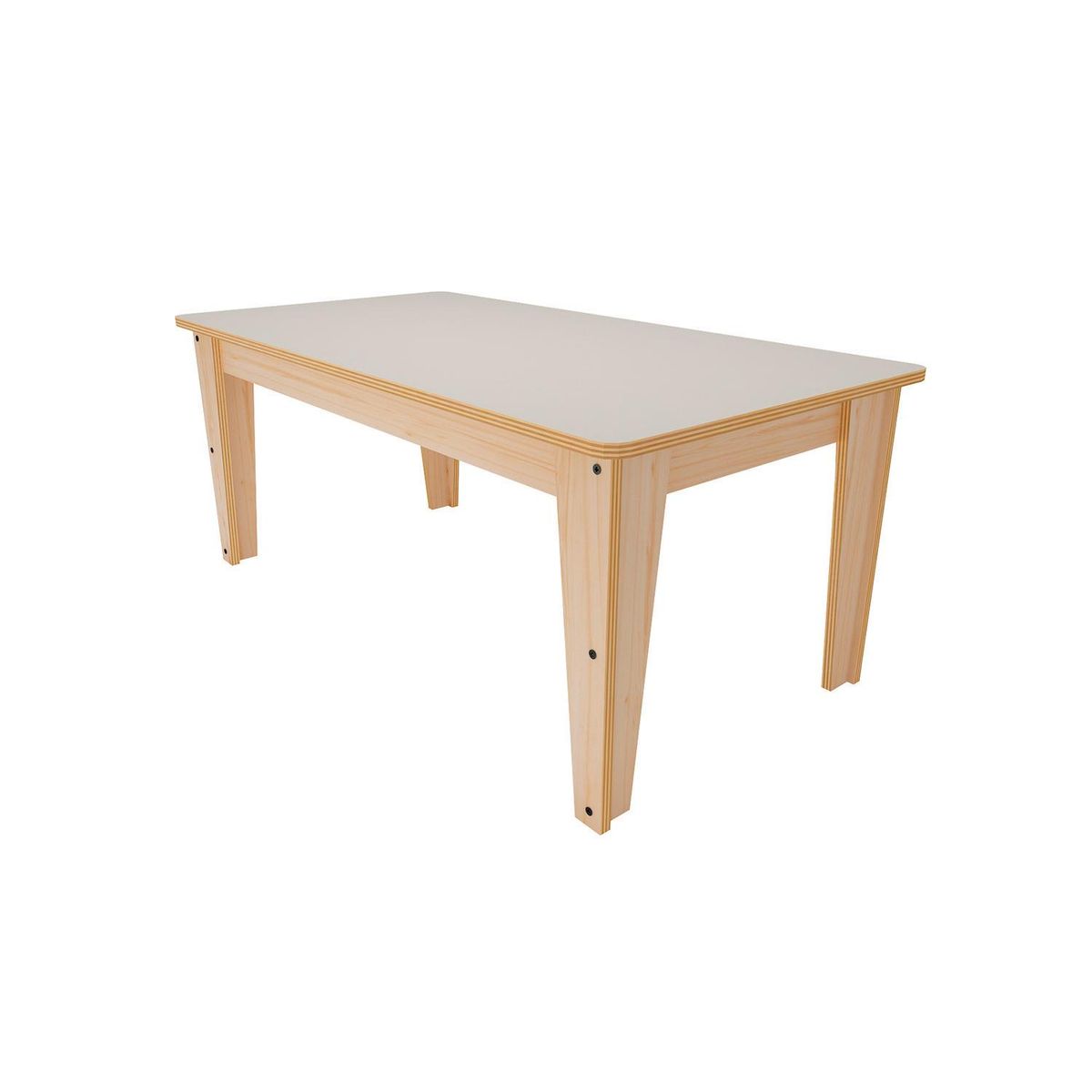 DE PIES A CABEZA - Mesa Infantil Nórdica Madera 57x90x57 cm