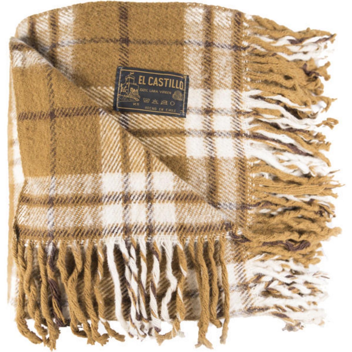 EL CASTILLO - Chalón pura Lana Especial Café/Beige