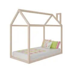 DE PIES A CABEZA - Cama Estructural Niño Infantil Infantil Montessori Madera