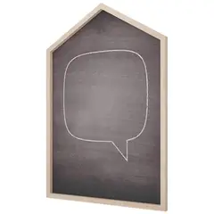 DE PIES A CABEZA - Pizarra diseño casa
