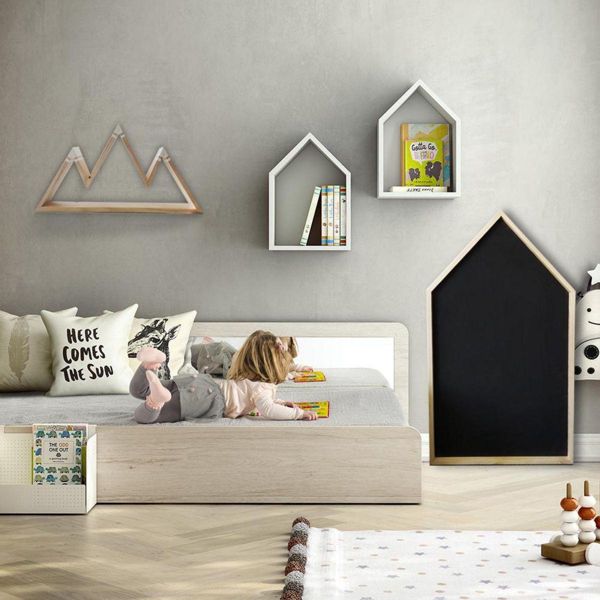 DE PIES A CABEZA - Pizarra diseño casa