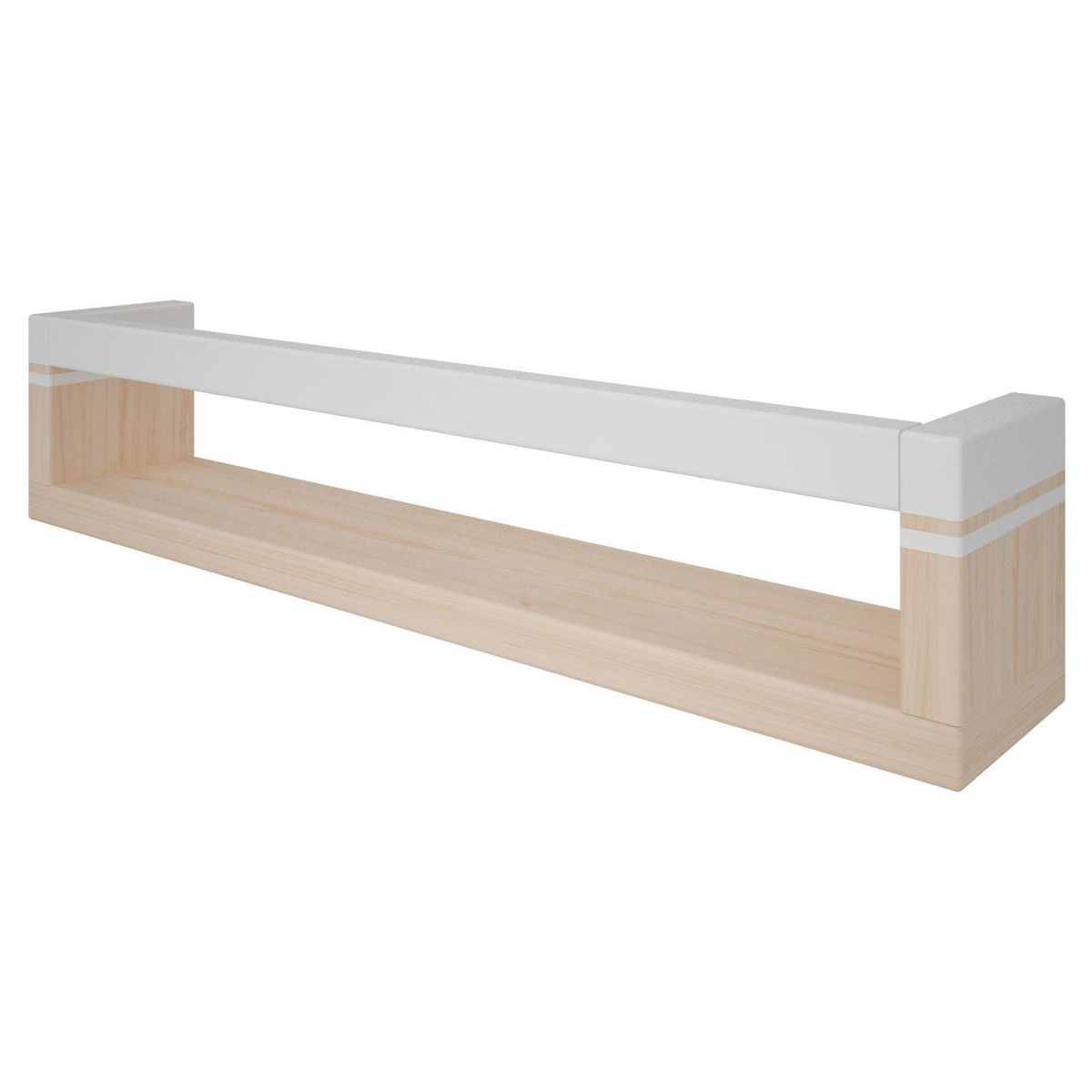 DE PIES A CABEZA - Repisa Corchete Madera 1 Nivel(es) 11x12x50 cm Café