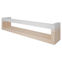 Repisa Corchete Madera 1 Nivel(es) 11x12x50 cm Café