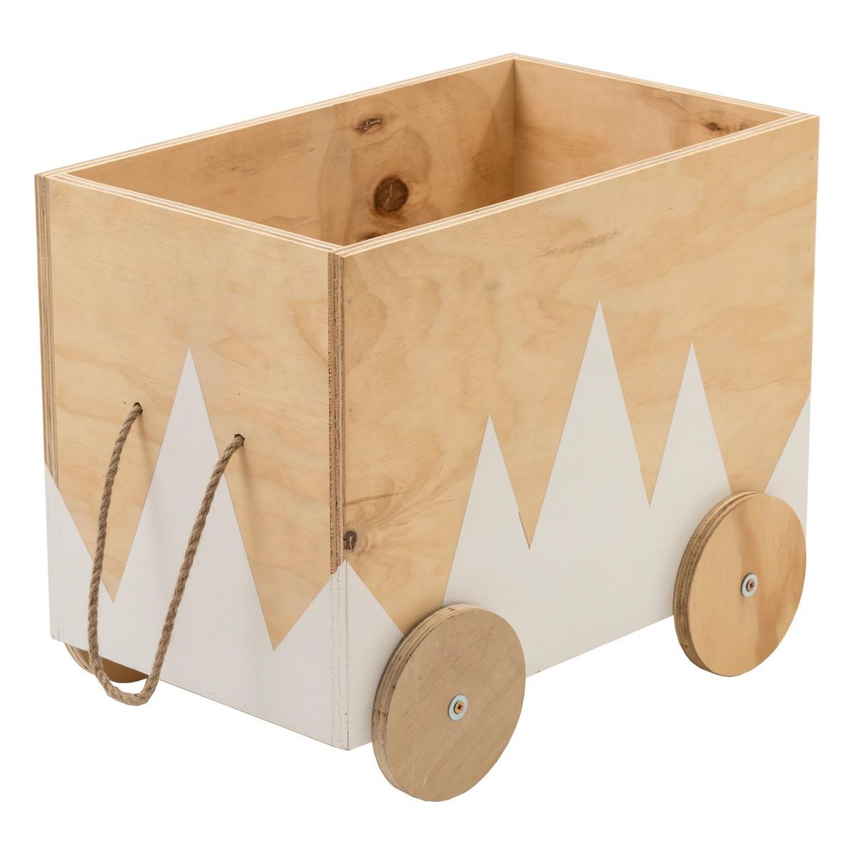 DE PIES A CABEZA - Caja Organizadora Infantil 30x50x35 cm 52 l Madera