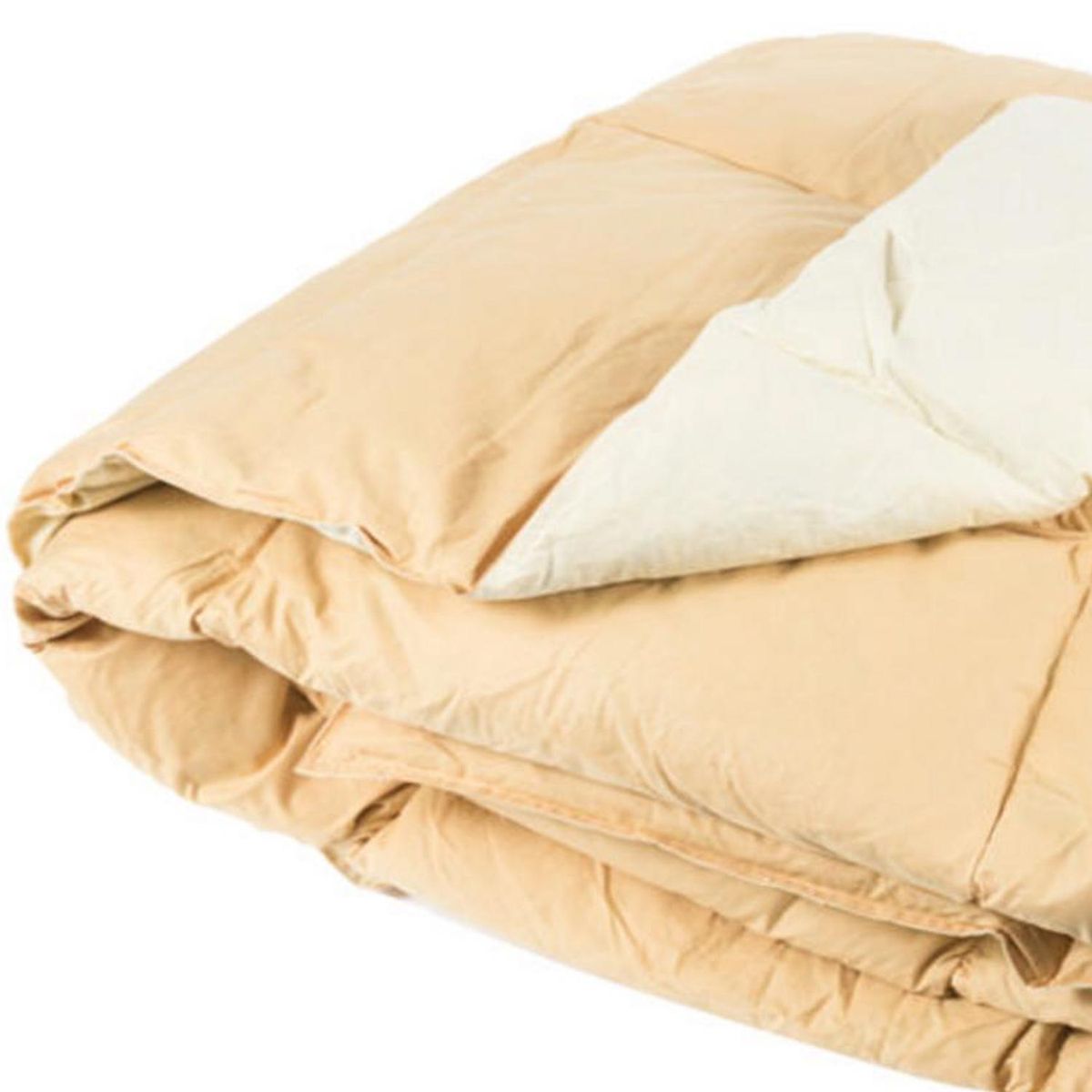 EL CASTILLO - Plumón 1.5 plazas Bicolor Beige/Mostaza 
