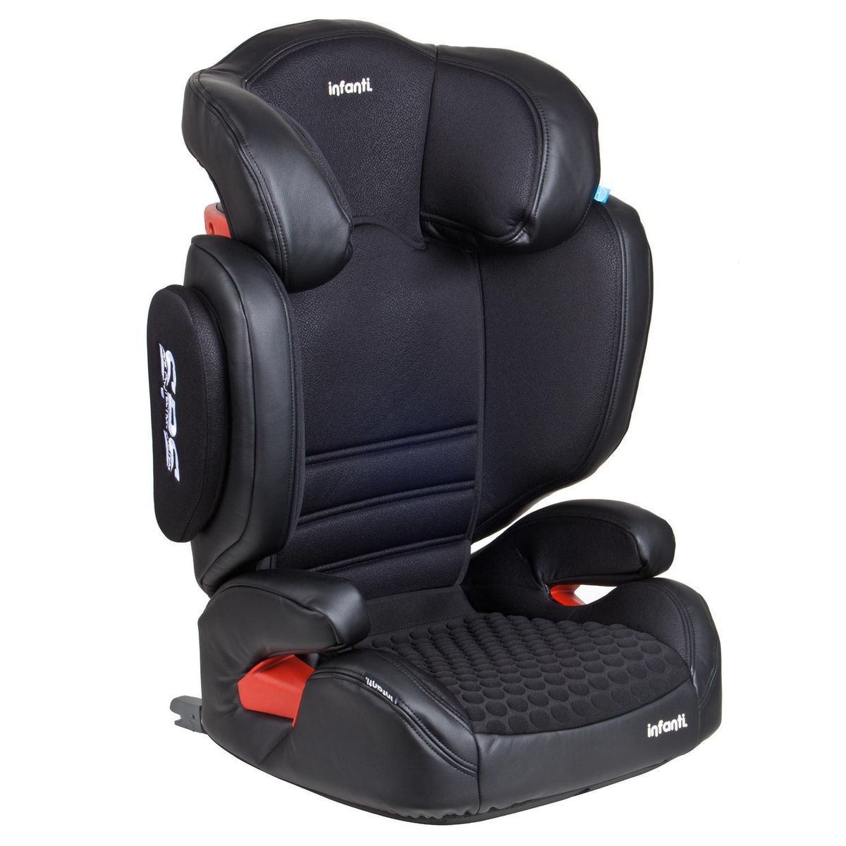 INFANTI - Silla de Auto Infanti Butaca Isofix Sps Negra Apoyacabeza Ajustable