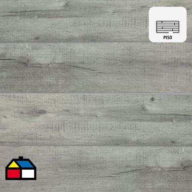 Piso vinlico SPC 5mm 122x18 cm 1,75 m2