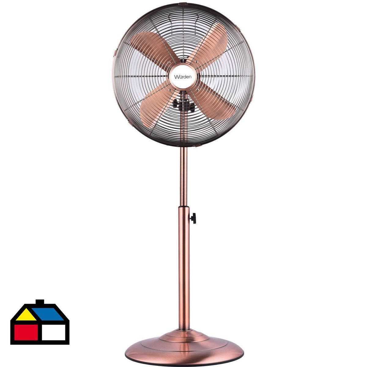 WURDEN - Ventilador pedestal 16" retro