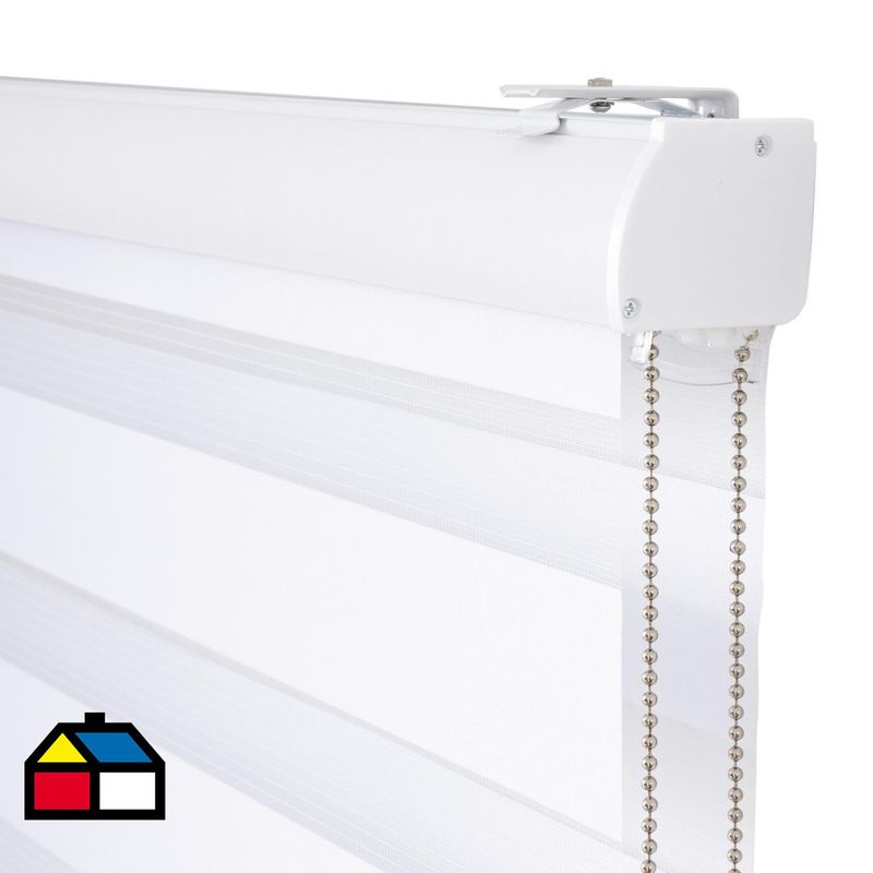 METALHSA - Cortina Roller Duo Blanco