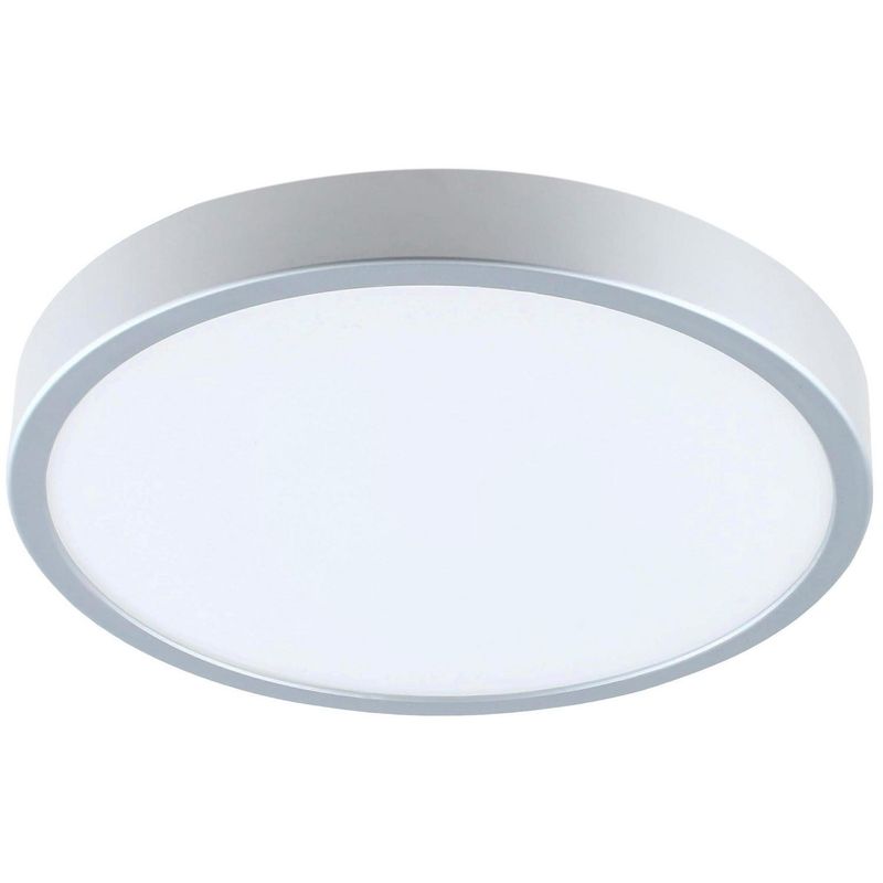 CASA BONITA - Plafón Led 25 cm Anillo Plateado