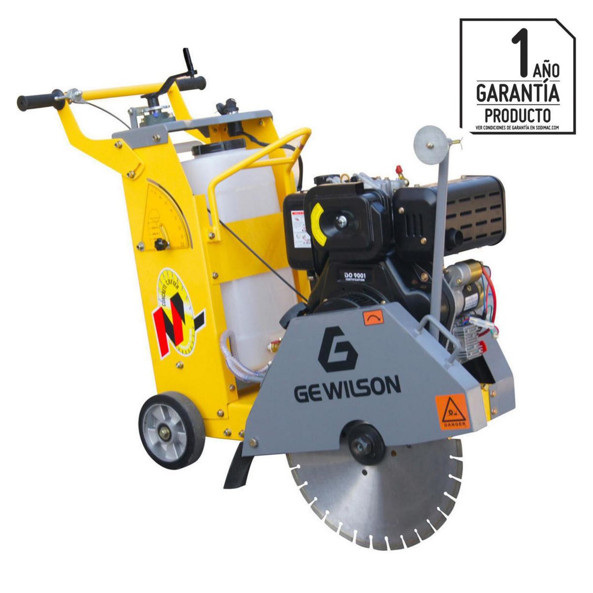 GEWILSON - Cortadora pavimento diesel 10 hp 16-20"