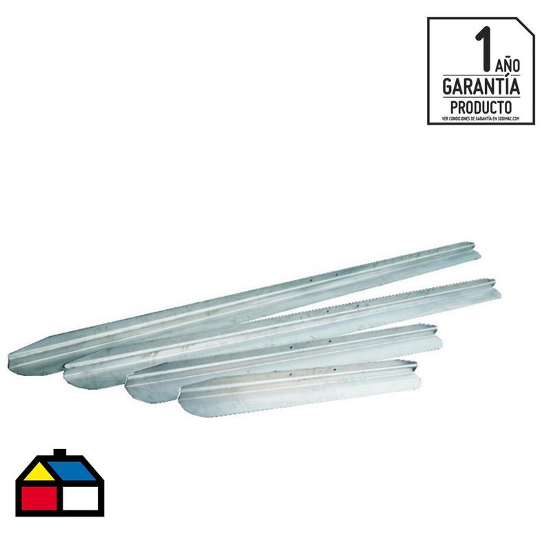 GEWILSON - Hoja de aluminio para regla 3.0 m