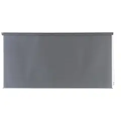 undefined - Cortina Roller de Tela Premium Gris