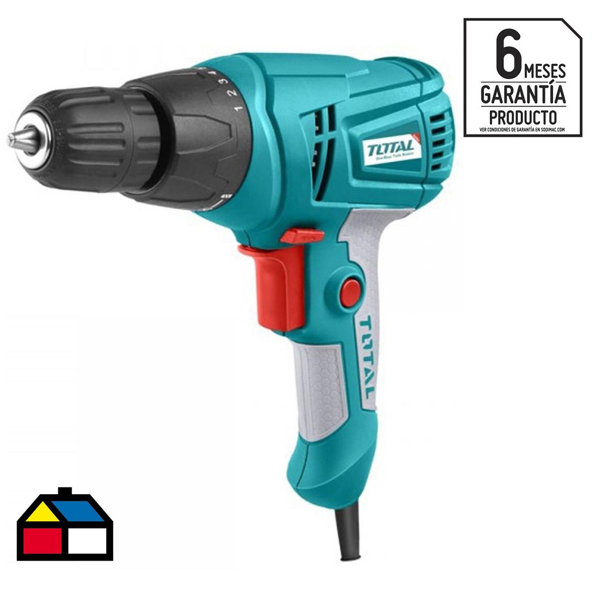 TOTAL - Taladro Percutor Eléctrico 10 mm 280 W 220 V