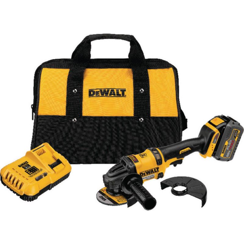 DEWALT - Esmeril angular eléctrico 4,5" 60V + 1 batería