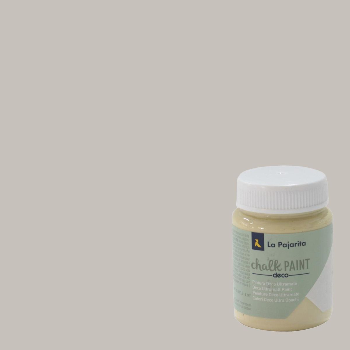 LA PAJARITA - Pintura Acabado Tiza Beige Dulce Lima 0.075 l