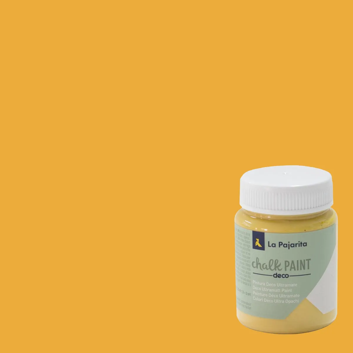 LA PAJARITA - Pintura Acabado Tiza Amarillo Ocre Sahara 75 ml