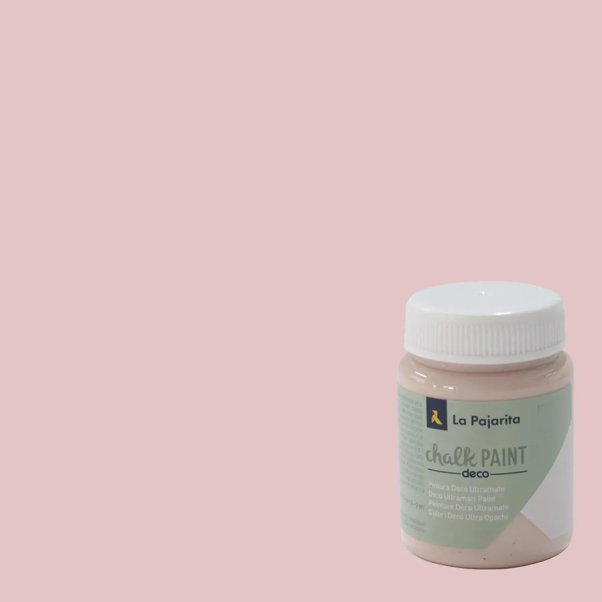 LA PAJARITA - Pintura Acabado Tiza Rosado Capricho 0.075 l