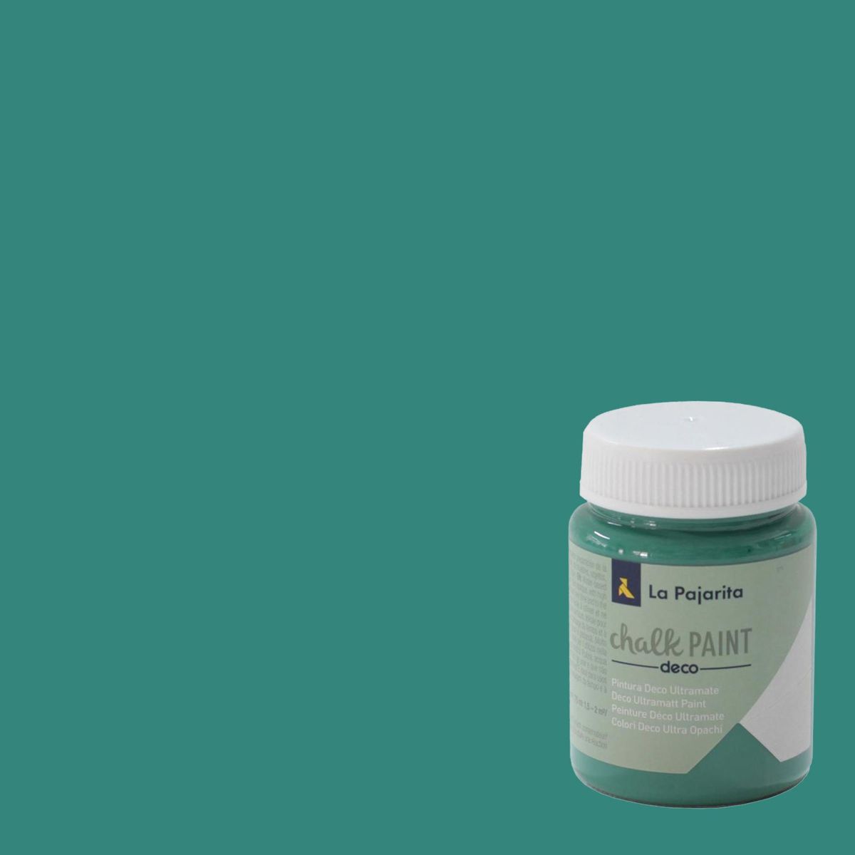 LA PAJARITA - Pintura Acabado Tiza Verde Piel de mar 75 ml