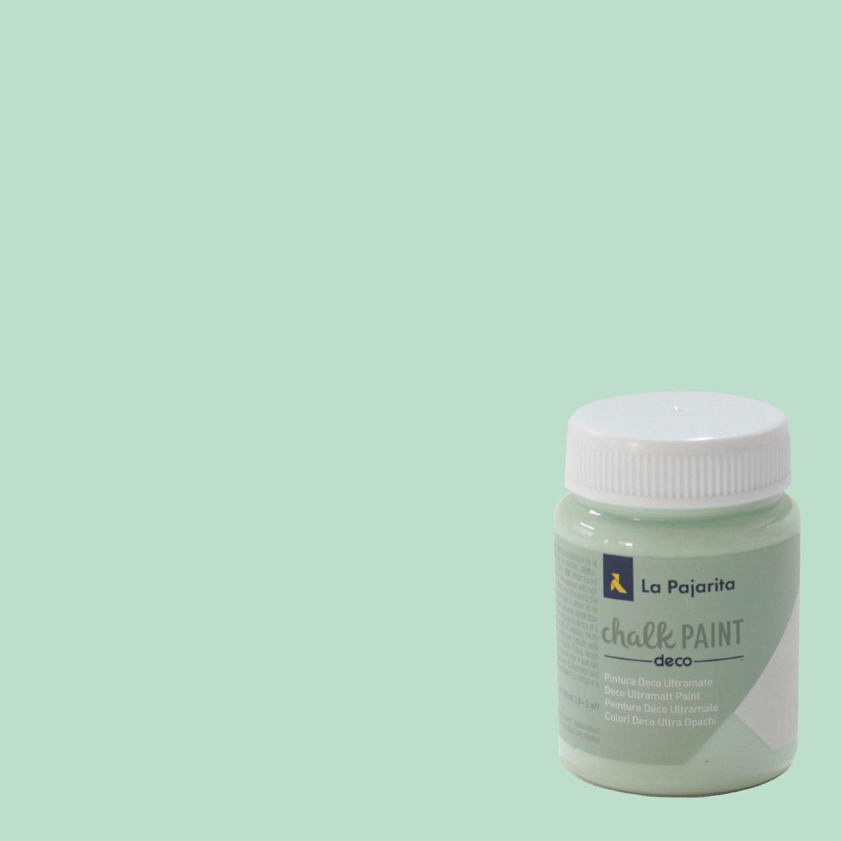 LA PAJARITA - Pintura Acabado Tiza Verde Mint 75 ml