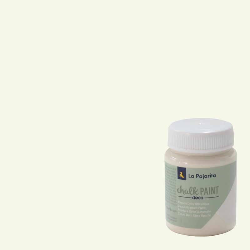 LA PAJARITA - Pintura Acabado Tiza Blanco Sweet cream 75 ml