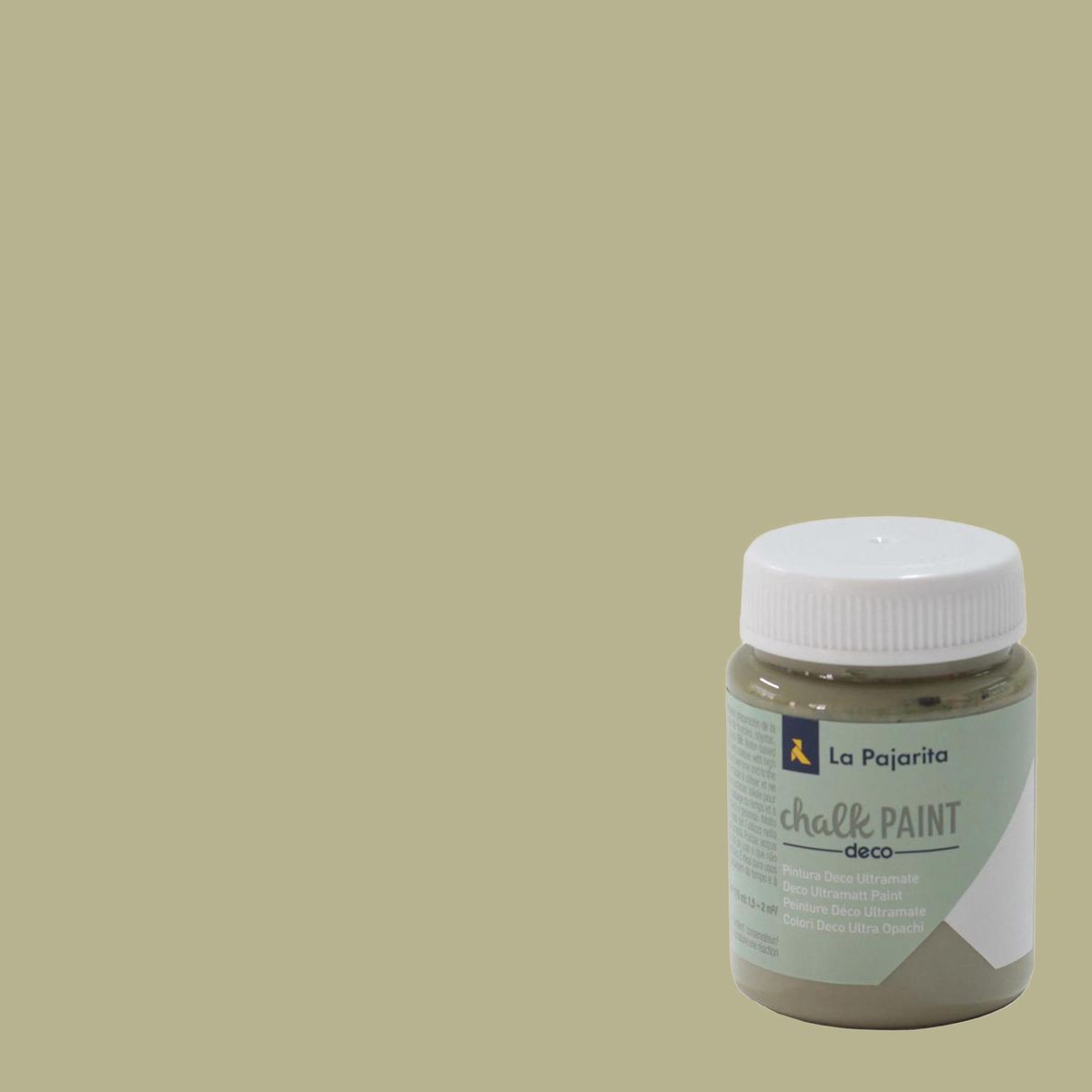 LA PAJARITA - Pintura Acabado Tiza Verde Agave 0.075 l