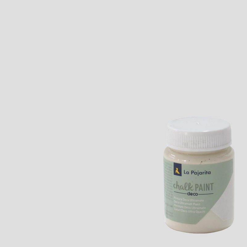 LA PAJARITA - Pintura Acabado Tiza Blanco Sal de Ibiza 75 ml