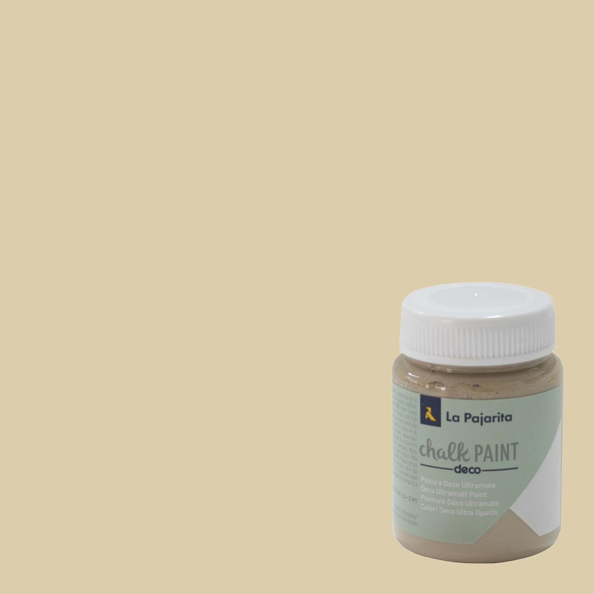 LA PAJARITA - Pintura Acabado Tiza Amarillo Lino 75 ml