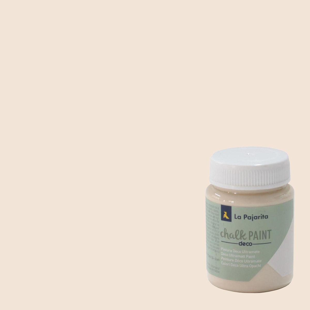 LA PAJARITA - Pintura Acabado Tiza Beige Nude 0.075 l