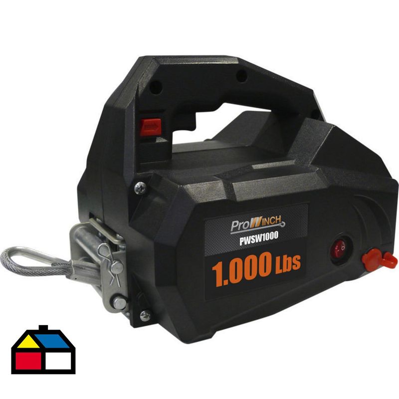 PROWINCH - Winche portátil 1.000 lbs / 454 kgs 12V