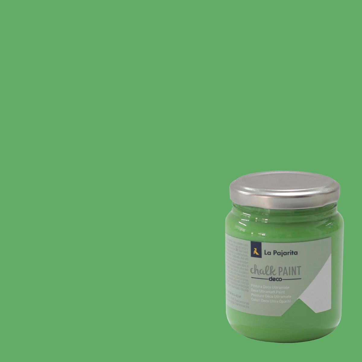 LA PAJARITA - Pintura Acabado Tiza Verde Albahaca 0.175 l