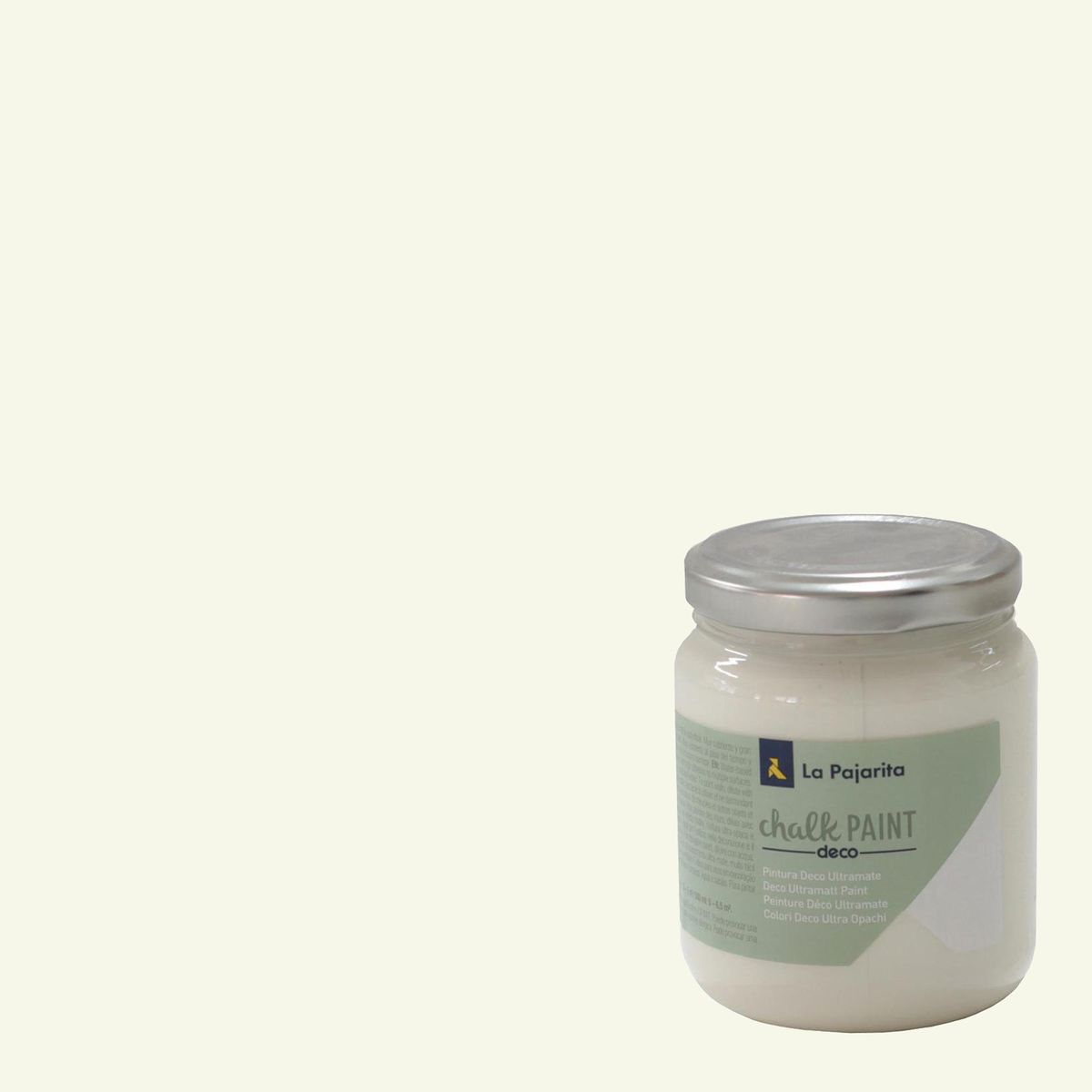 LA PAJARITA - Pintura Acabado Tiza Blanco Sweet cream 0.175 l