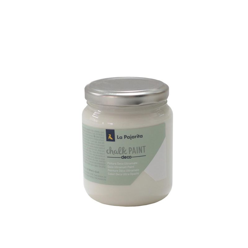 LA PAJARITA - Pintura acabado tiza 175 ml white cotton