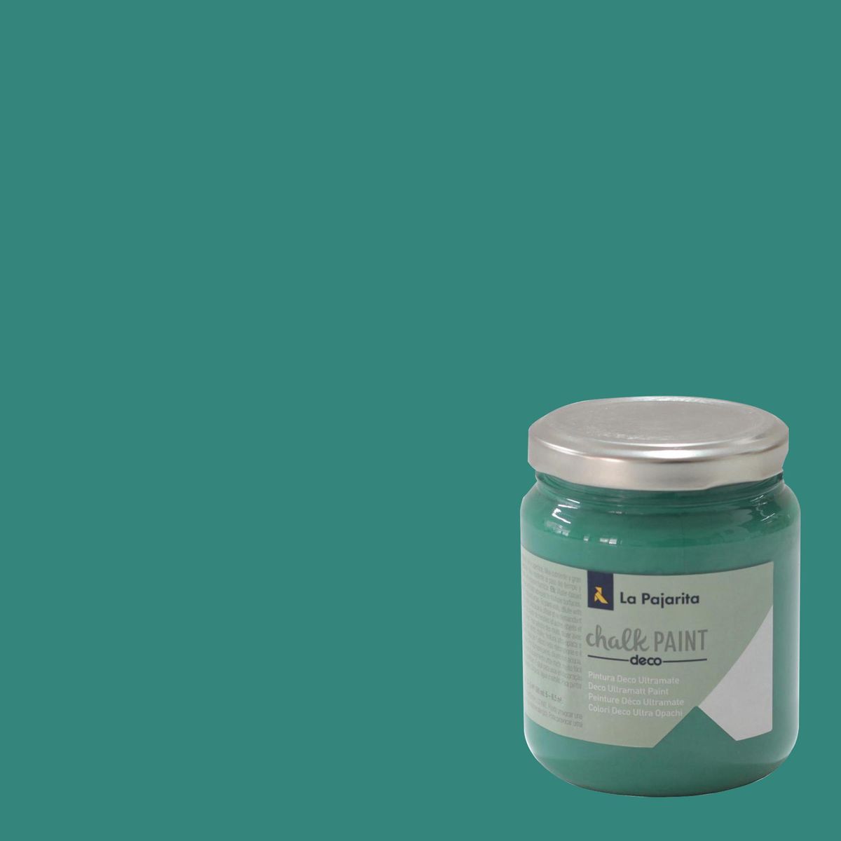 LA PAJARITA - Pintura Acabado Tiza Verde Piel de mar 0.175 l