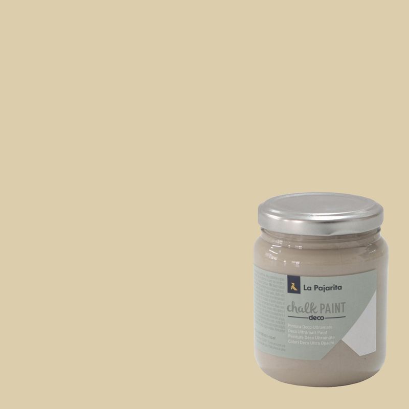 LA PAJARITA - Pintura Acabado Tiza Amarillo Lino 175 ml